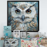 Portrait Of Magical Tribal White Owl - Owl Wall Art Prints