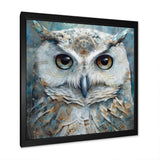 Portrait Of Magical Tribal White Owl - Owl Wall Art Prints