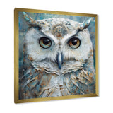 Portrait Of Magical Tribal White Owl - Owl Wall Art Prints