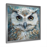 Portrait Of Magical Tribal White Owl - Owl Wall Art Prints