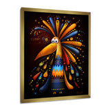 Friendly Colorful Paradise Bird - Bird Bedroom Wall Art
