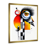 Strange Friendly Creature With Bird - Bird Canvas Wall Art