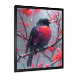 Cardinal Bird On Branch Christmas Wood - Bird Bedroom Wall Art