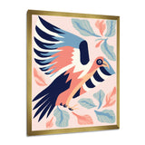 Eagle Retro Illustration - Bird Floral Wall Decor