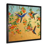 Kolibri Birds Drinking Flower Nectar - Bird Wall Art Prints