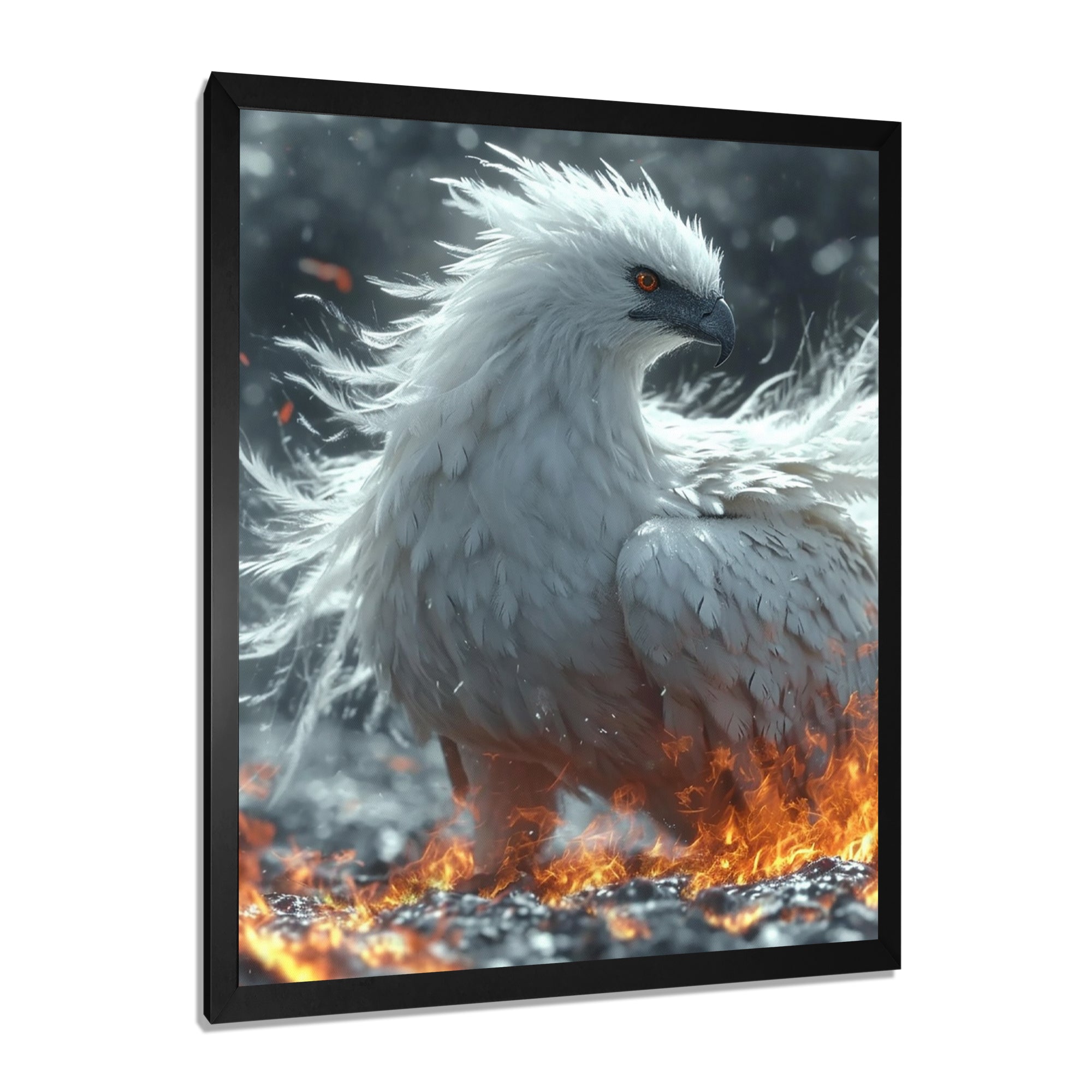 Mythical Majestic Firebird - Bird Wall Art Prints