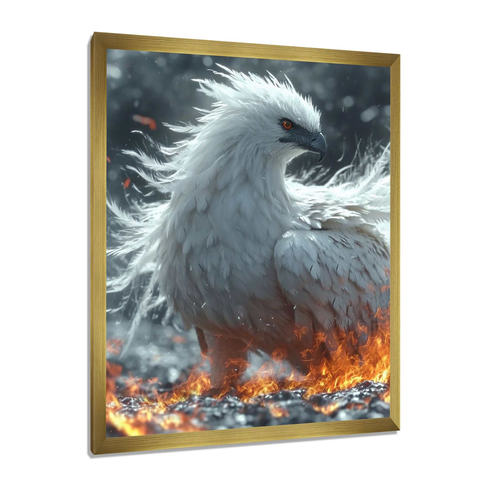 Mythical Majestic Firebird - Bird Wall Art Prints
