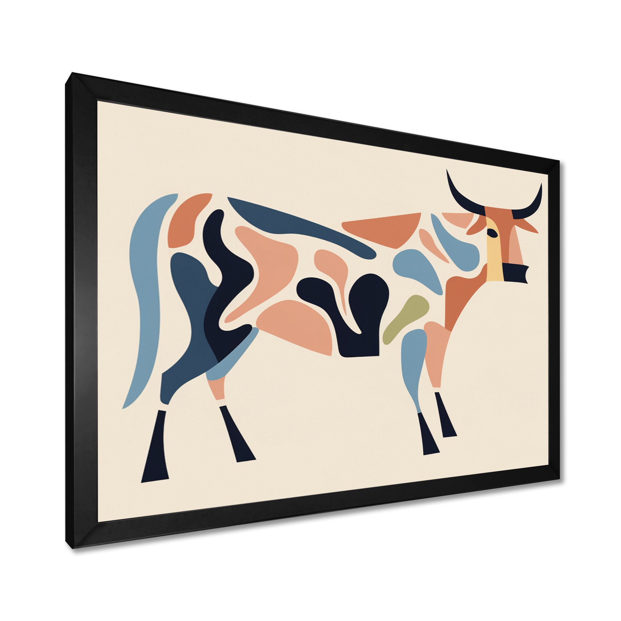 Power in Motion Graphic Bull - Bull Wall Decor