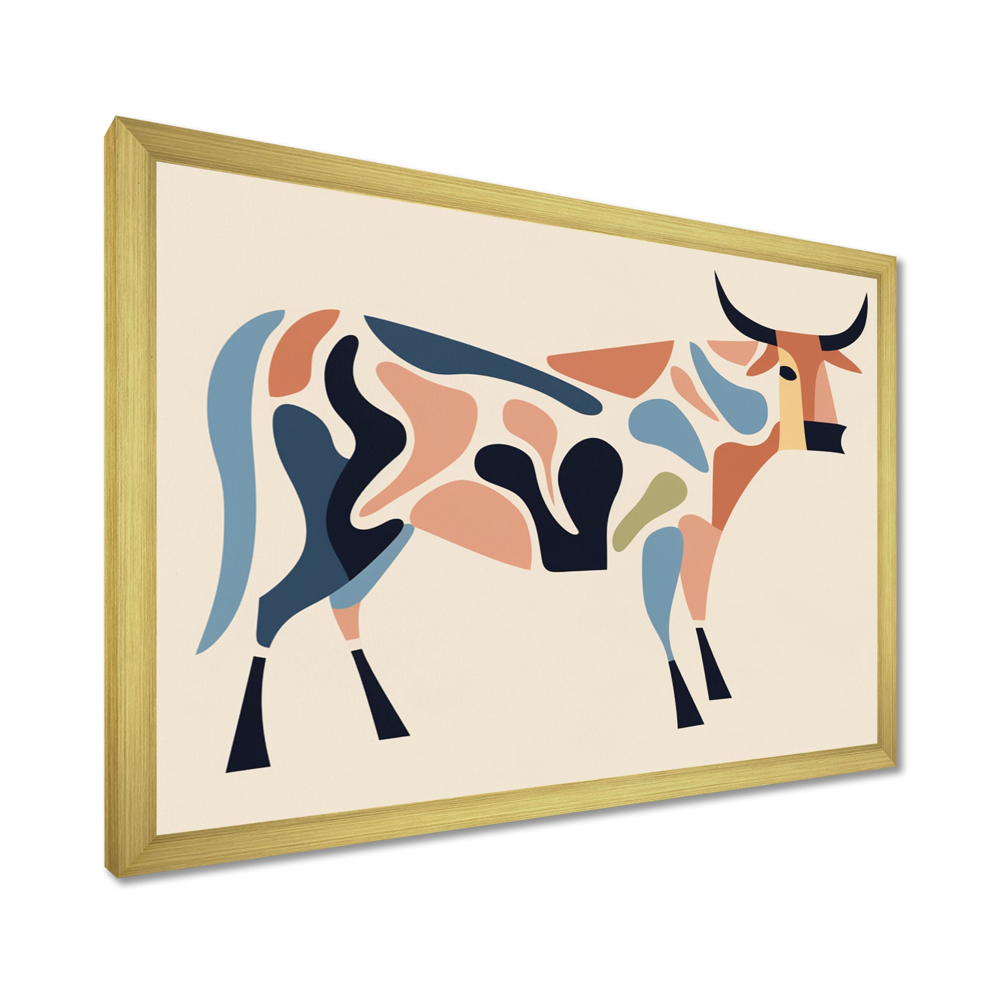 Power in Motion Graphic Bull - Bull Wall Decor
