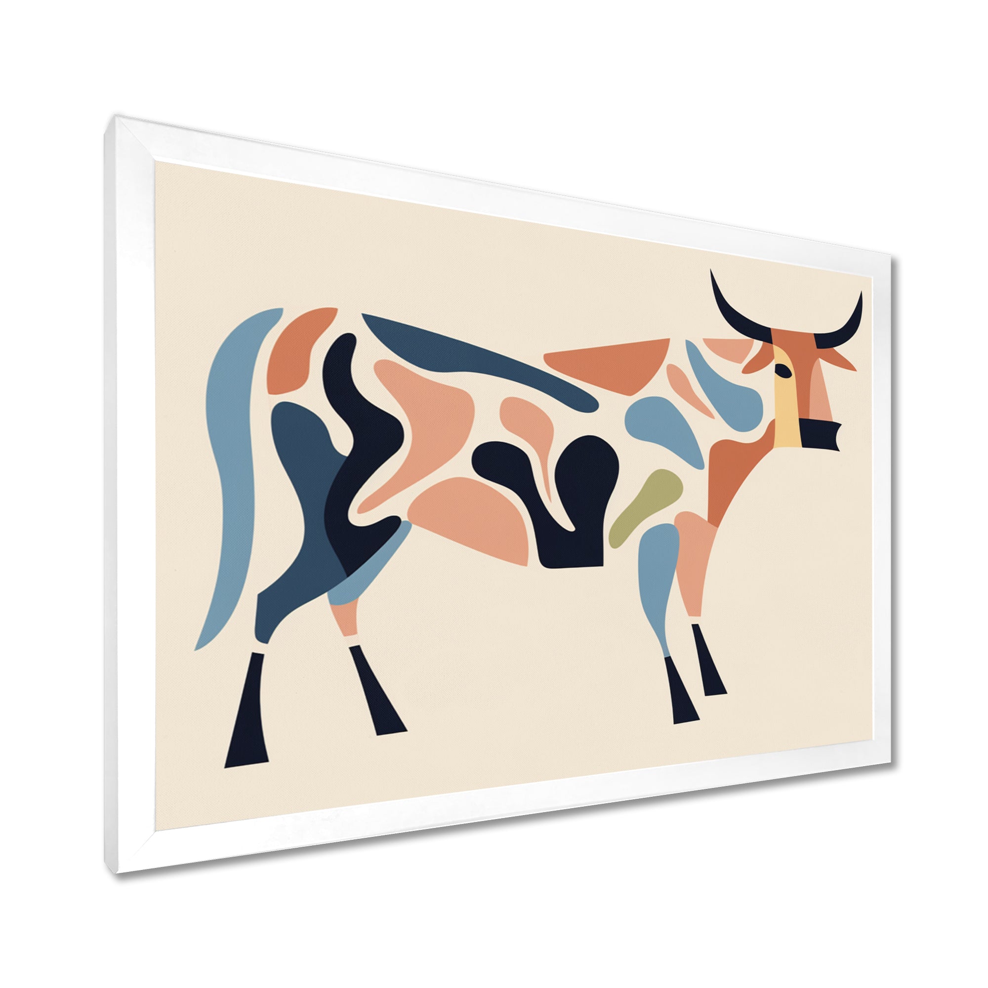 Power in Motion Graphic Bull - Bull Wall Decor