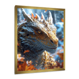 Majestic Dragon Fantasy Portrait - Dragons Home Decor Art
