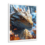 Majestic Dragon Fantasy Portrait - Dragons Home Decor Art