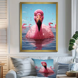 Pink Flamingo Family Celebration - Flamingo Wall Decor