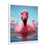 Pink Flamingo Family Celebration - Flamingo Wall Decor