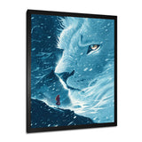 Spirit Of The White Lion Fantasy - Lion Home Decor Art