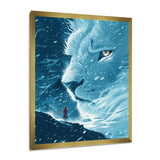 Spirit Of The White Lion Fantasy - Lion Home Decor Art