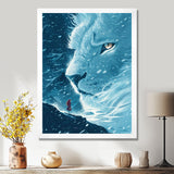 Spirit Of The White Lion Fantasy - Lion Home Decor Art