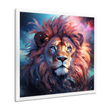 Majestic Lion Wild Night Glory - Lion Canvas Wall Art