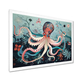 Octopus Deep Sea Retro - Octopus Home Decor Art