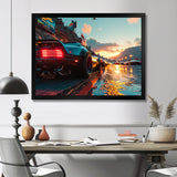 High Speed Sportscar Monaco Street Race - Car Exotic Canvas Wall Art