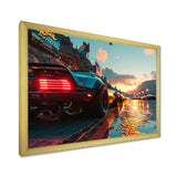 High Speed Sportscar Monaco Street Race - Car Exotic Canvas Wall Art