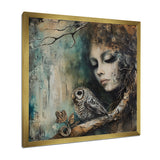 Mystery Of The Owl Portrait - Owl Home Decor Art