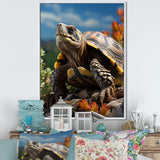 Turtles Journey Portrait - Turtle Wall Art Prints