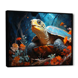 Turtles Journey Floral Collage - Turtle Wall Art Prints