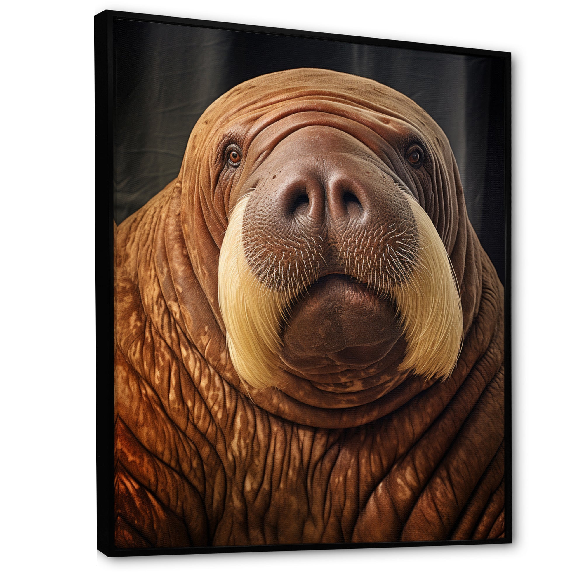 Walrus Ancient Wisdom - Walrus Large Canvas Wall Art