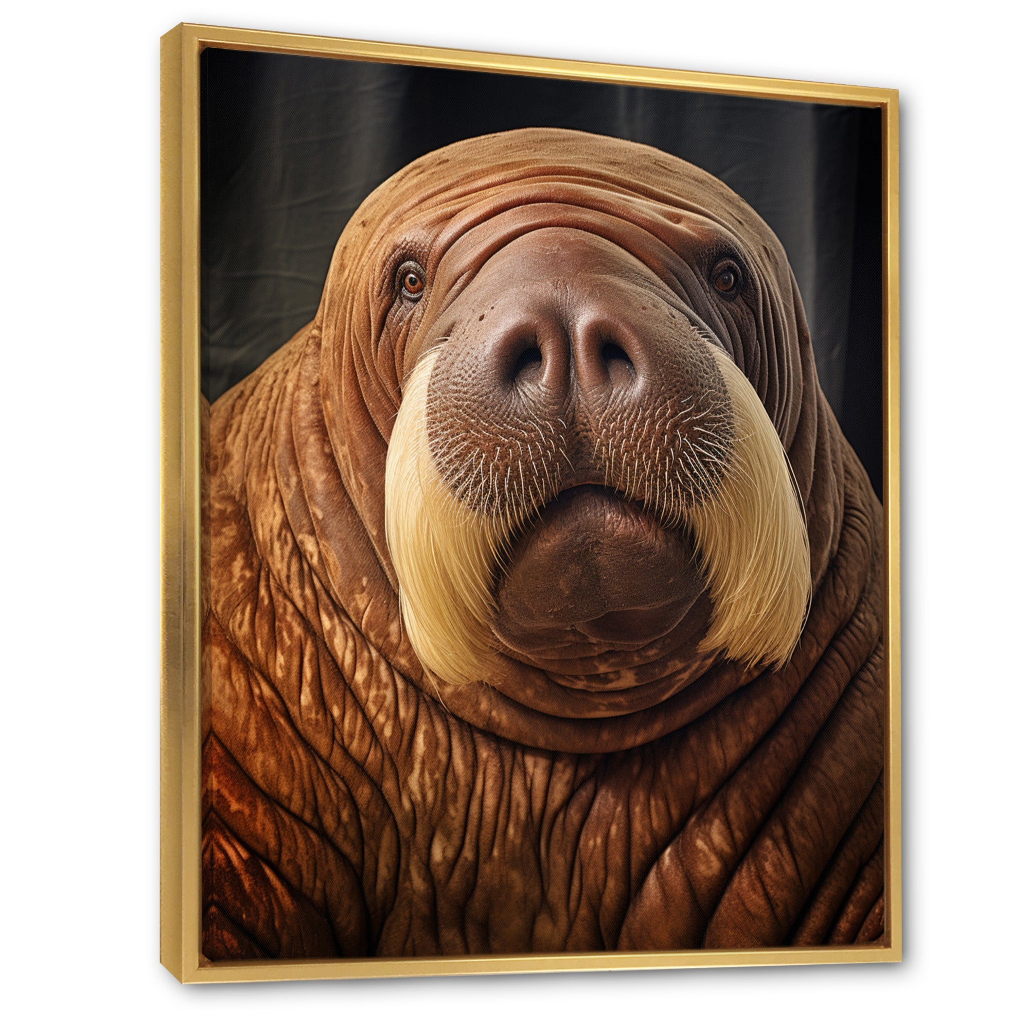 Walrus Ancient Wisdom - Walrus Large Canvas Wall Art