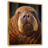 Walrus Ancient Wisdom - Walrus Large Canvas Wall Art