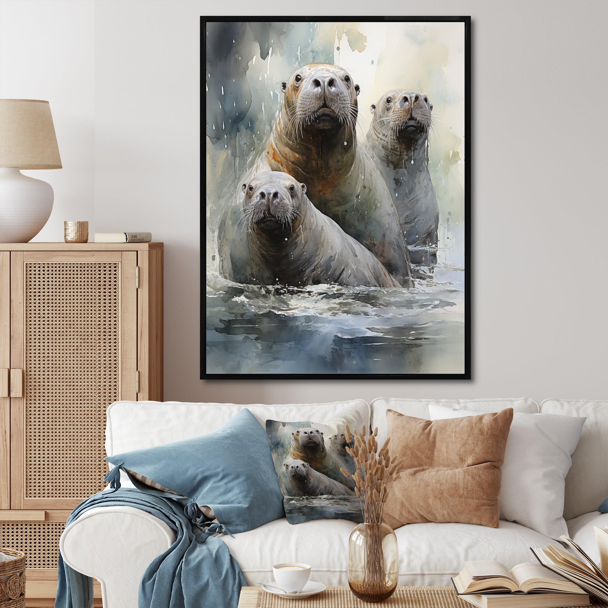 Walrus Graceful Giants - Walrus Wall Art Prints