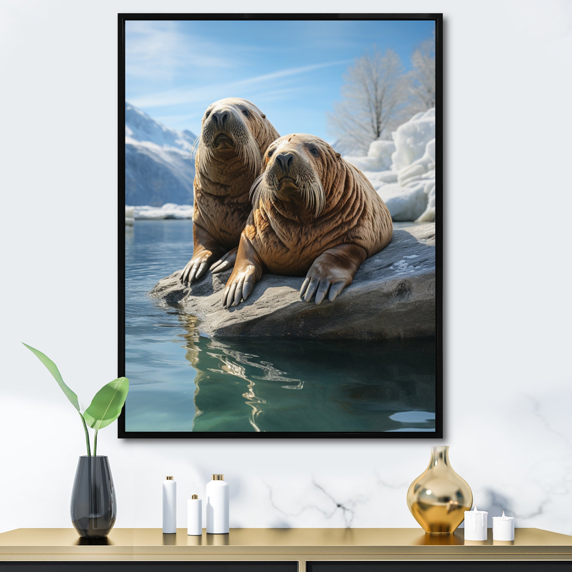 Walrus Majestic Guardians - Walrus Wall Art Prints