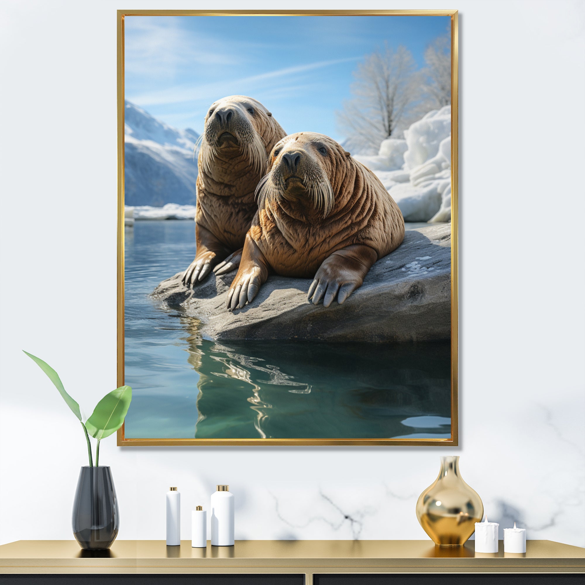 Walrus Majestic Guardians - Walrus Wall Art Prints