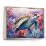 Graceful Turtle - Turtle Living Room Wall Art