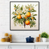 Orange Tree - Food & Beverage Canvas Wall Art