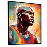 Basketball Portrait I - Sport Basketball Canvas Wall Art