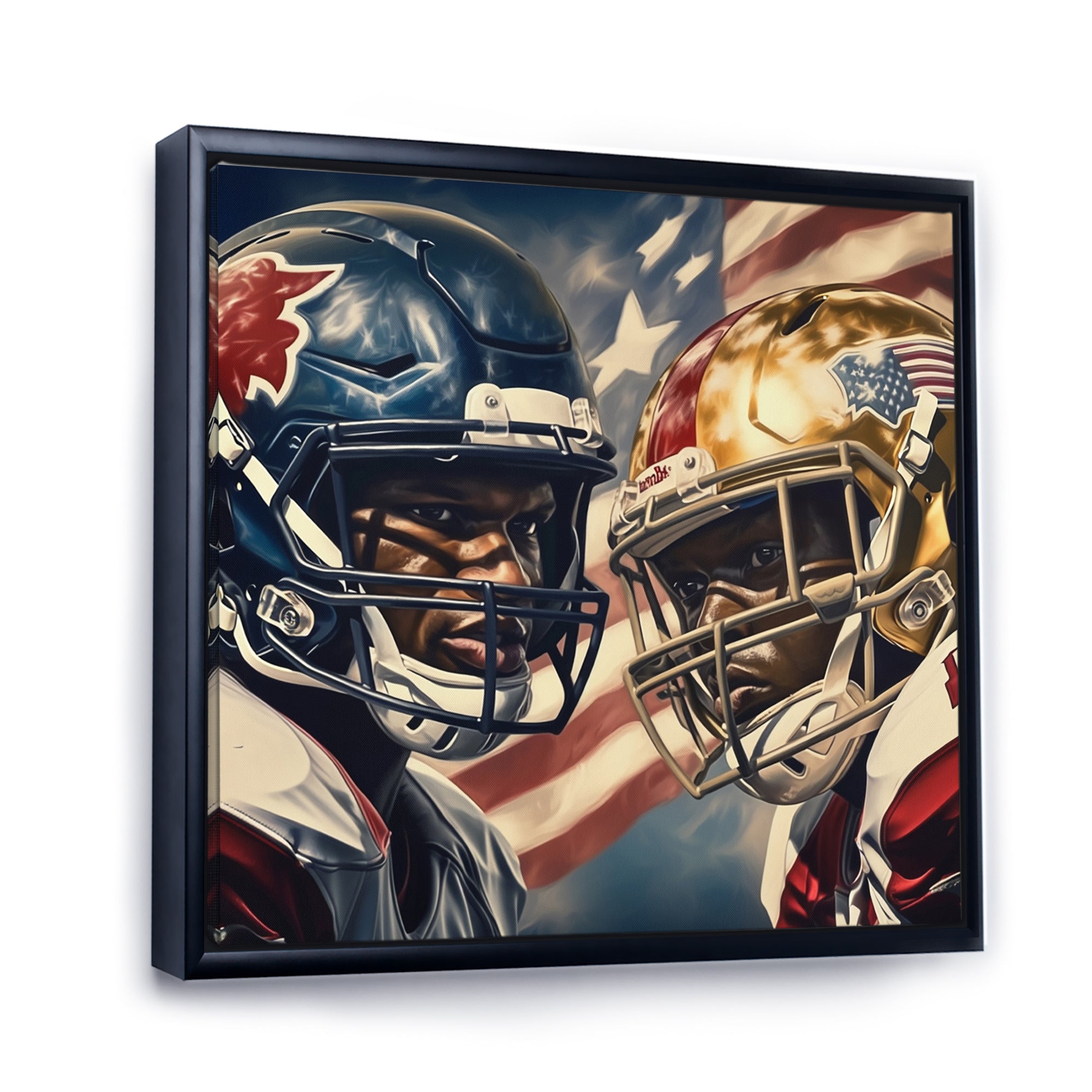 Football Day Glory In USA I - Football Canvas Wall Art