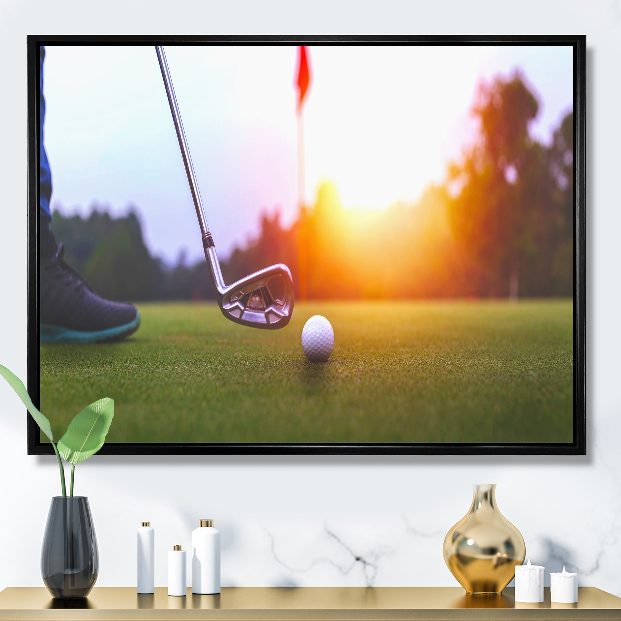 Golf Swing Excellence I - Golf Canvas Wall Art