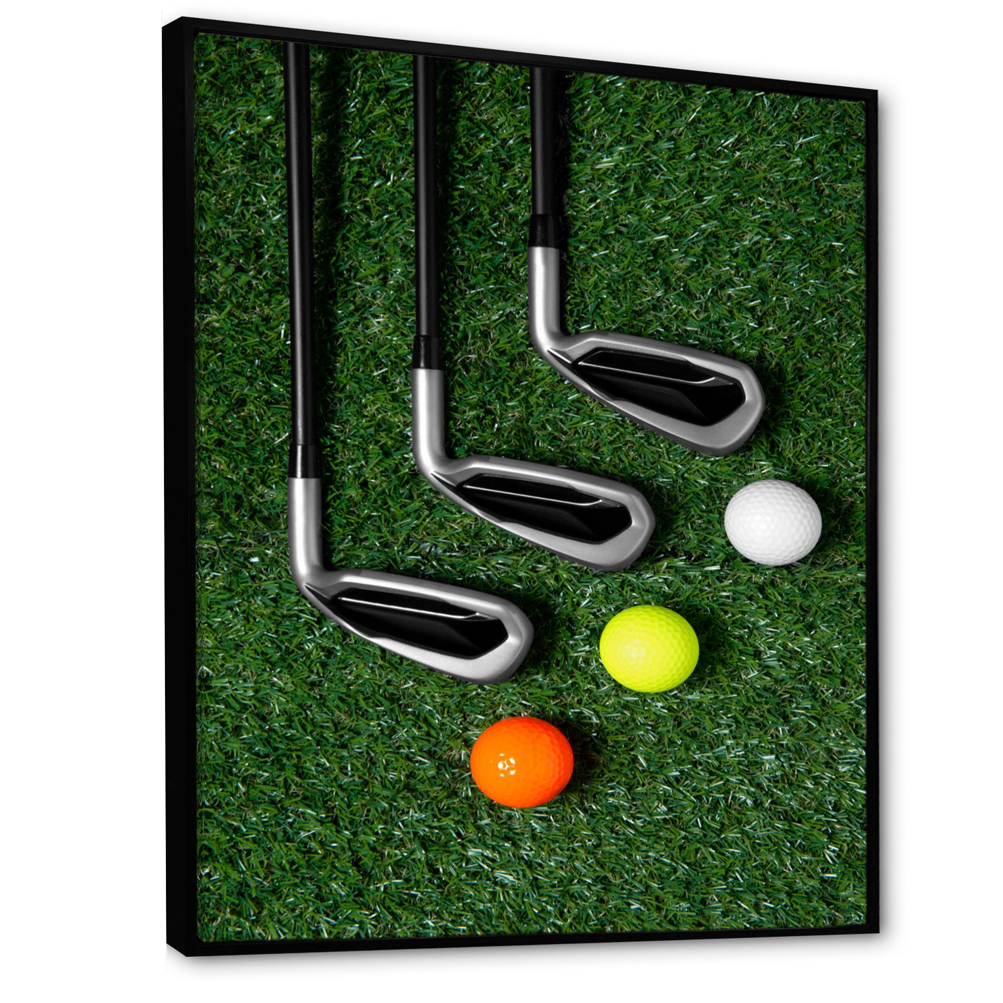 Golf Set Swing Excellence I - Golf Canvas Wall Art