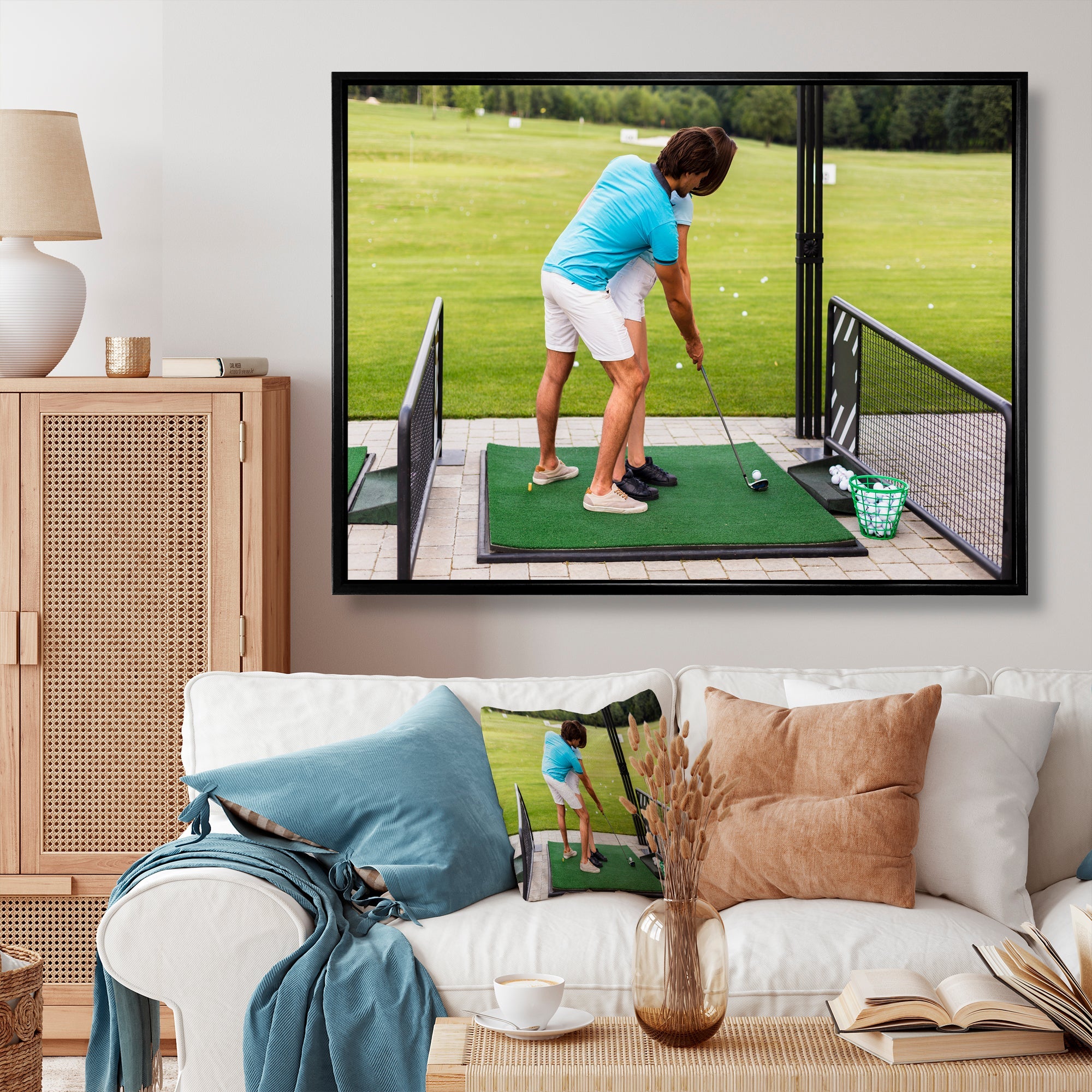 Golf Swing Photo I - Golf Canvas Wall Art