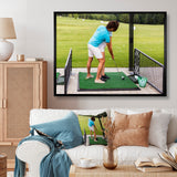 Golf Swing Photo I - Golf Canvas Wall Art