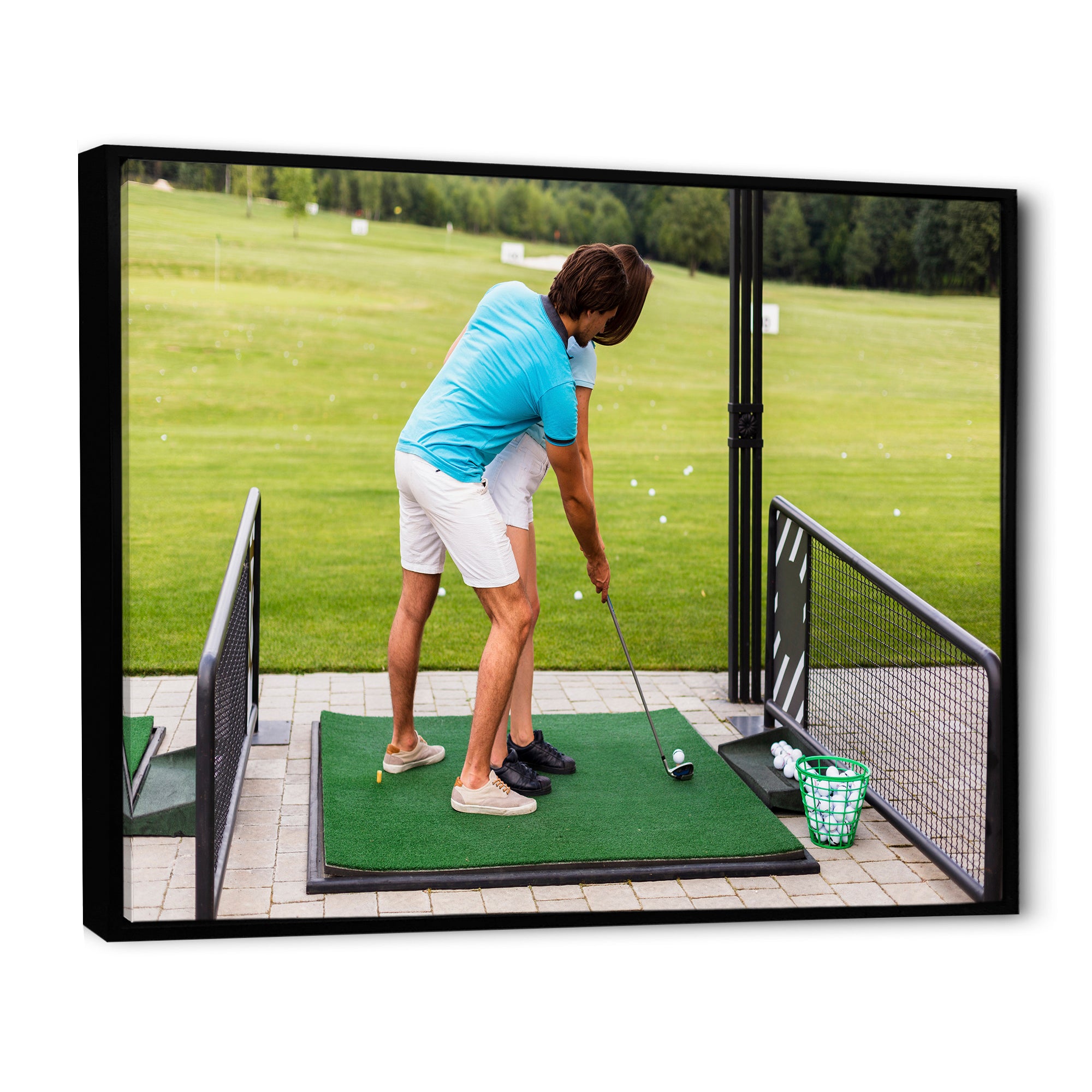 Golf Swing Photo I - Golf Canvas Wall Art