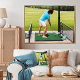 Golf Swing Photo I - Golf Canvas Wall Art
