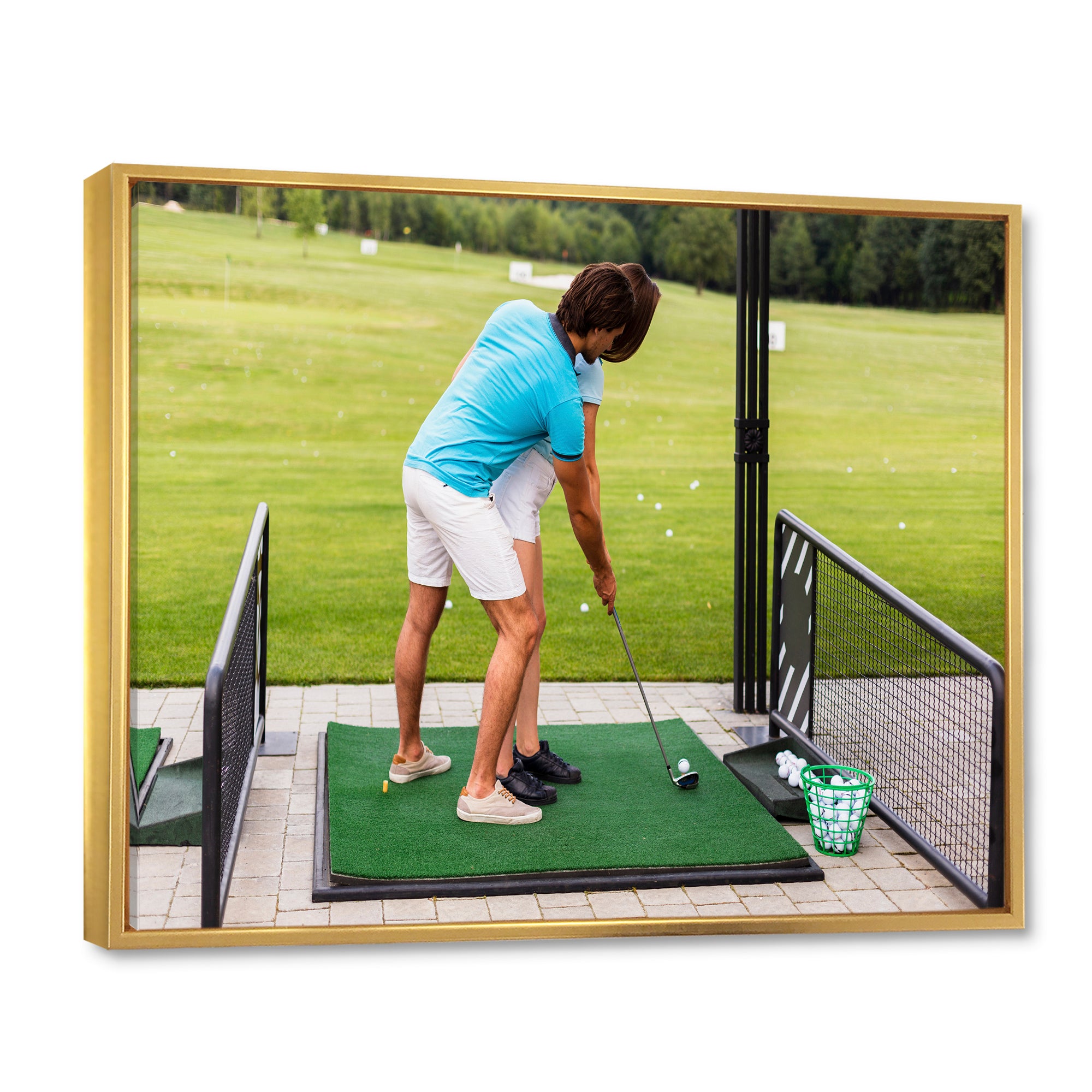 Golf Swing Photo I - Golf Canvas Wall Art