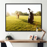 Golf Swing Harmony I - Golf Canvas Wall Art