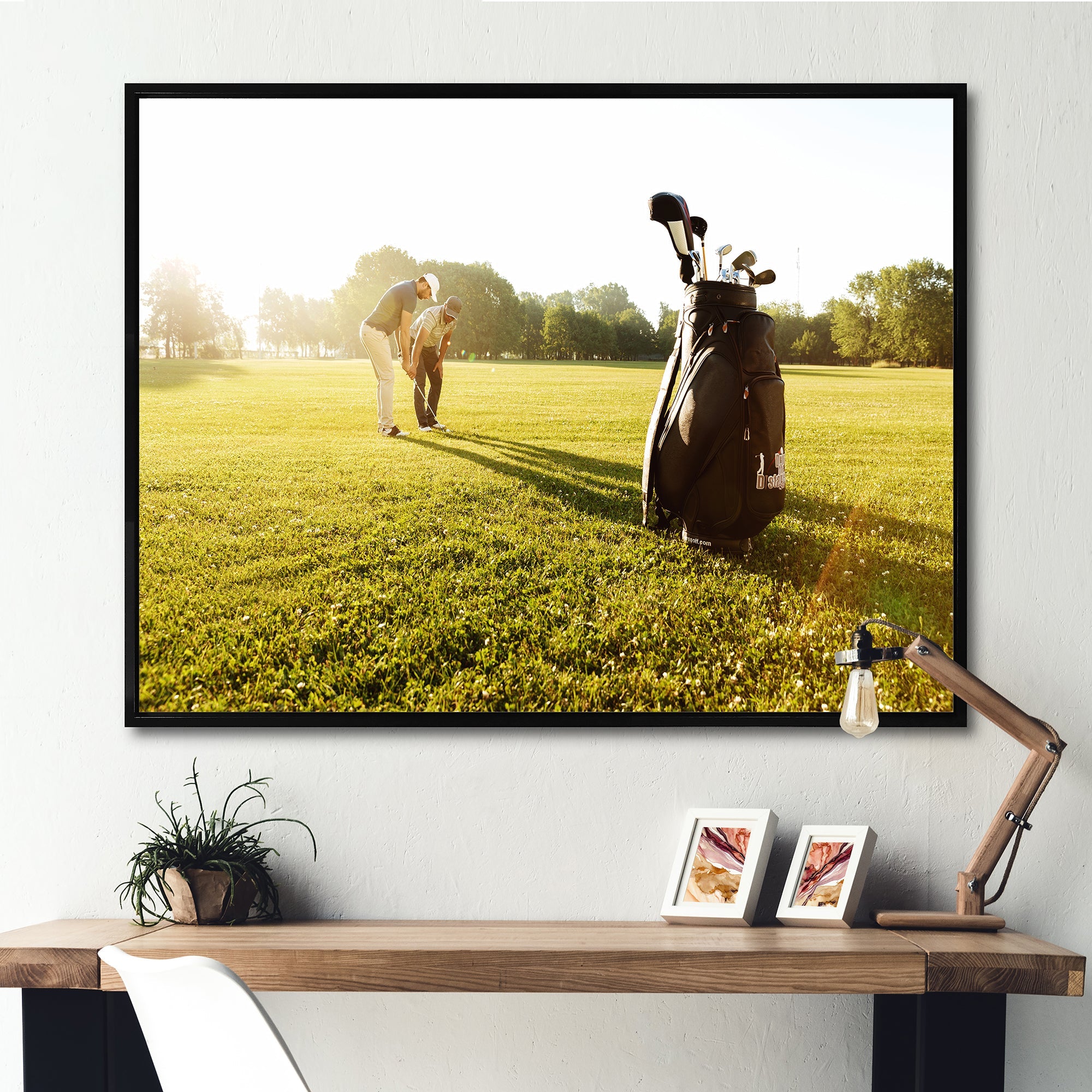Golf Swing Harmony I - Golf Canvas Wall Art