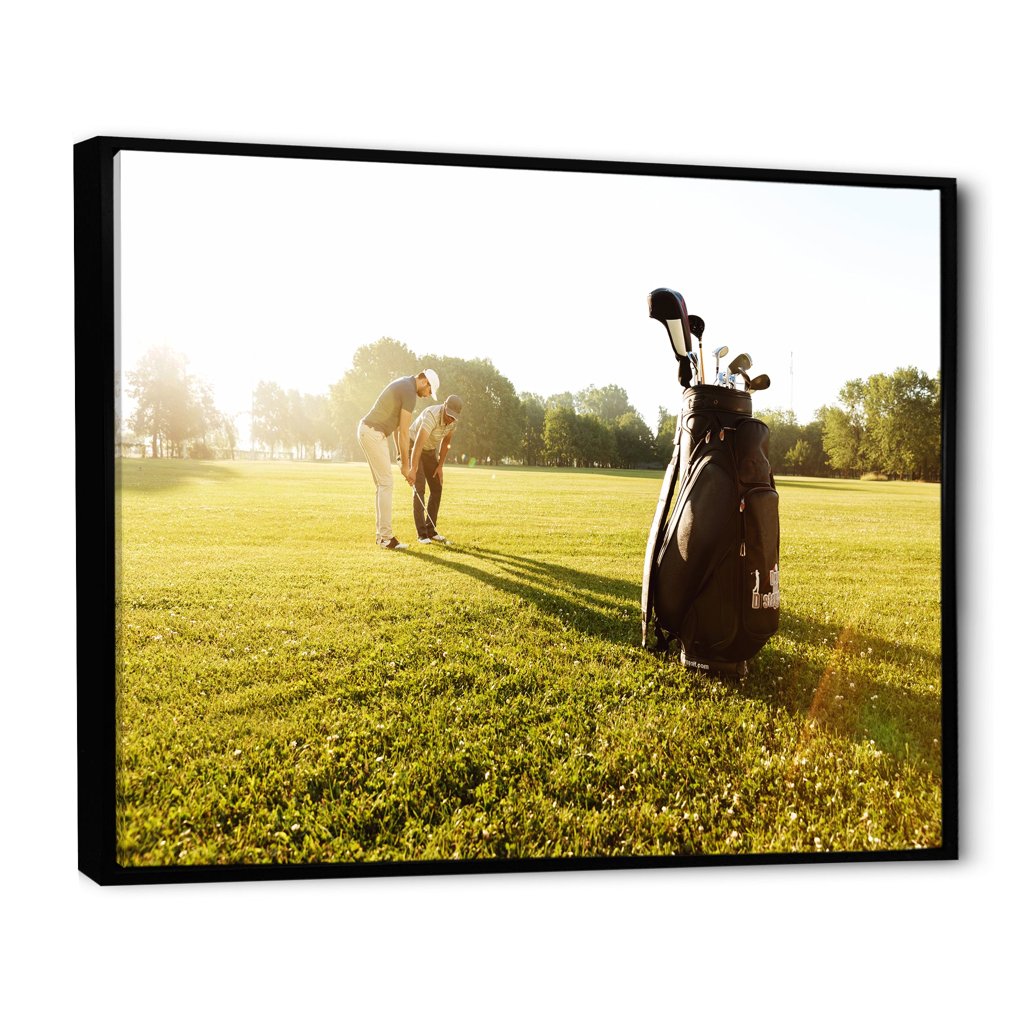 Golf Swing Harmony I - Golf Canvas Wall Art