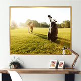 Golf Swing Harmony I - Golf Canvas Wall Art