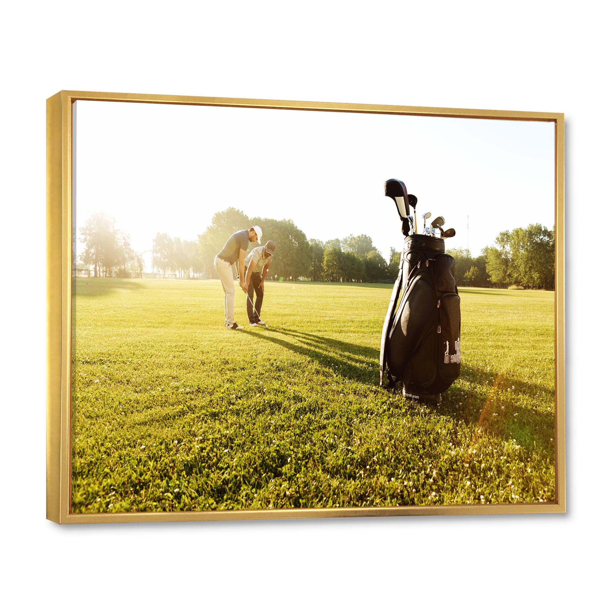Golf Swing Harmony I - Golf Canvas Wall Art